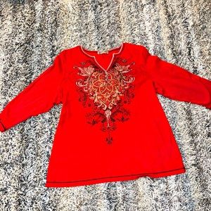 2XL Women’s Burnt Orange shirt